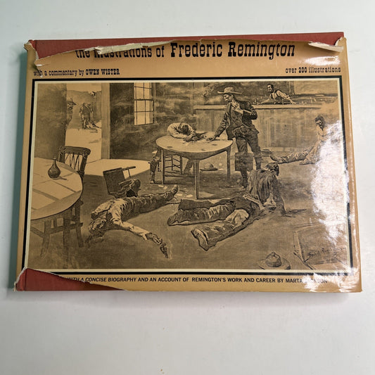 The Illustrations of Frederic Remington First Edition 1970 HC DJ Owen Wister
