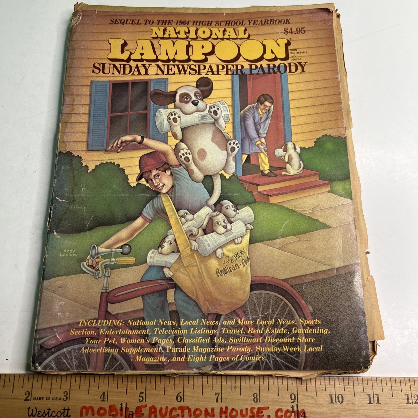 National Lampoon Sunday Newspaper Parody Sequel To 1964 High School Yearbook ￼