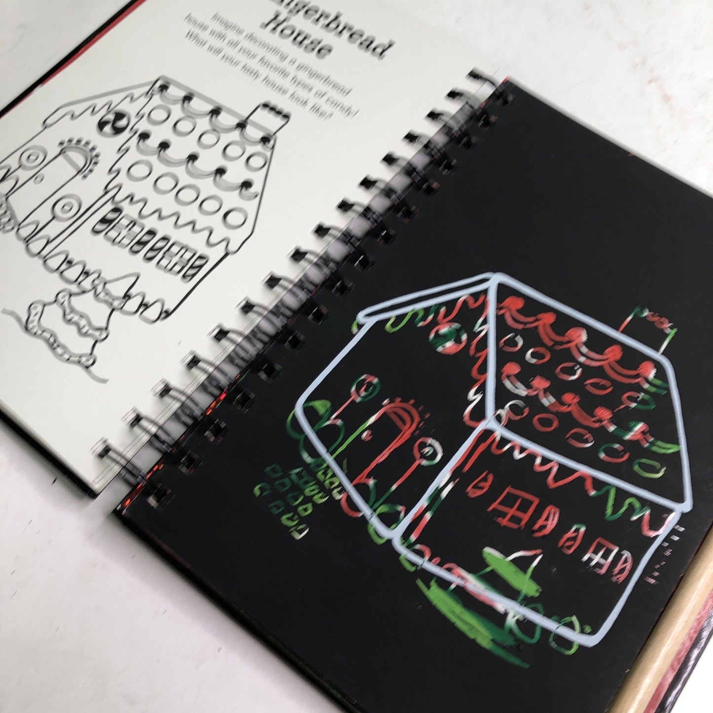 Merry Christmas Scratch and Sketch: An Art Activity Book for Aspiring Artists