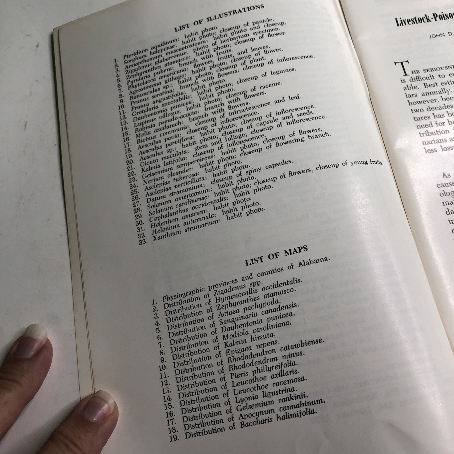 1974 Livestock-Poisoning Vascular Plants Of Alabama By Auburn University