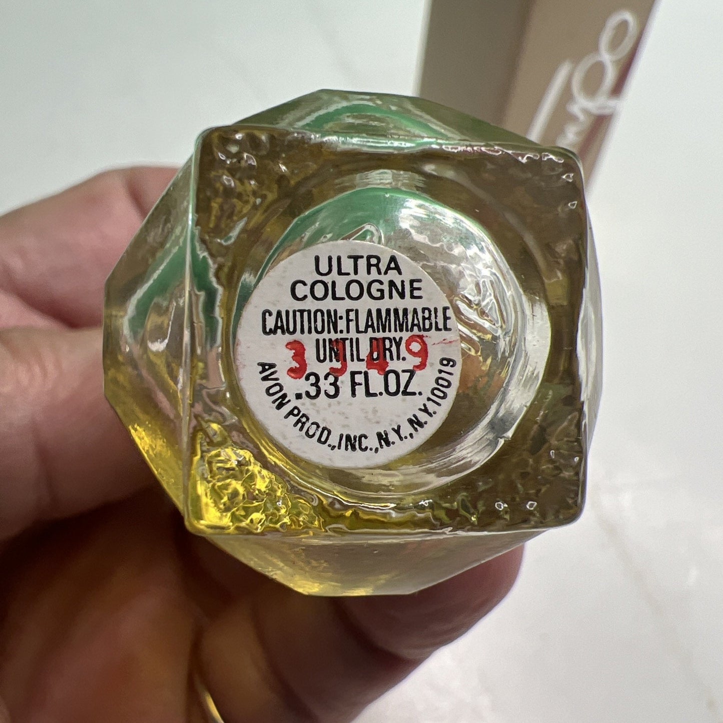 Vintage Avon "TEMPO" Ultra Cologne FULL .33 oz. NEW IN BOX NOS
