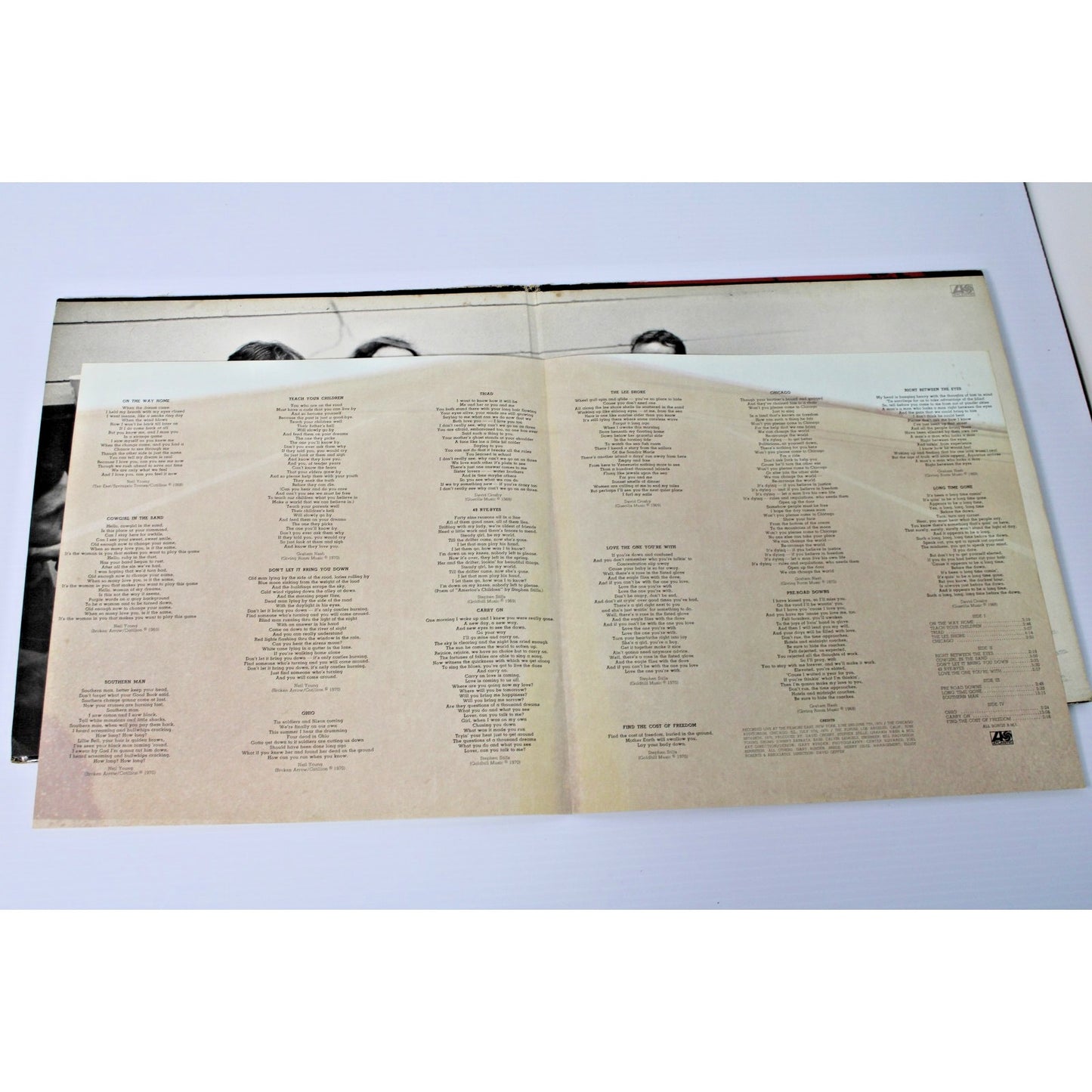 Crosby, Stills, Nash & Young- 4 Way Street, 1971 Atlantic SD 2-902 Live 2 LP