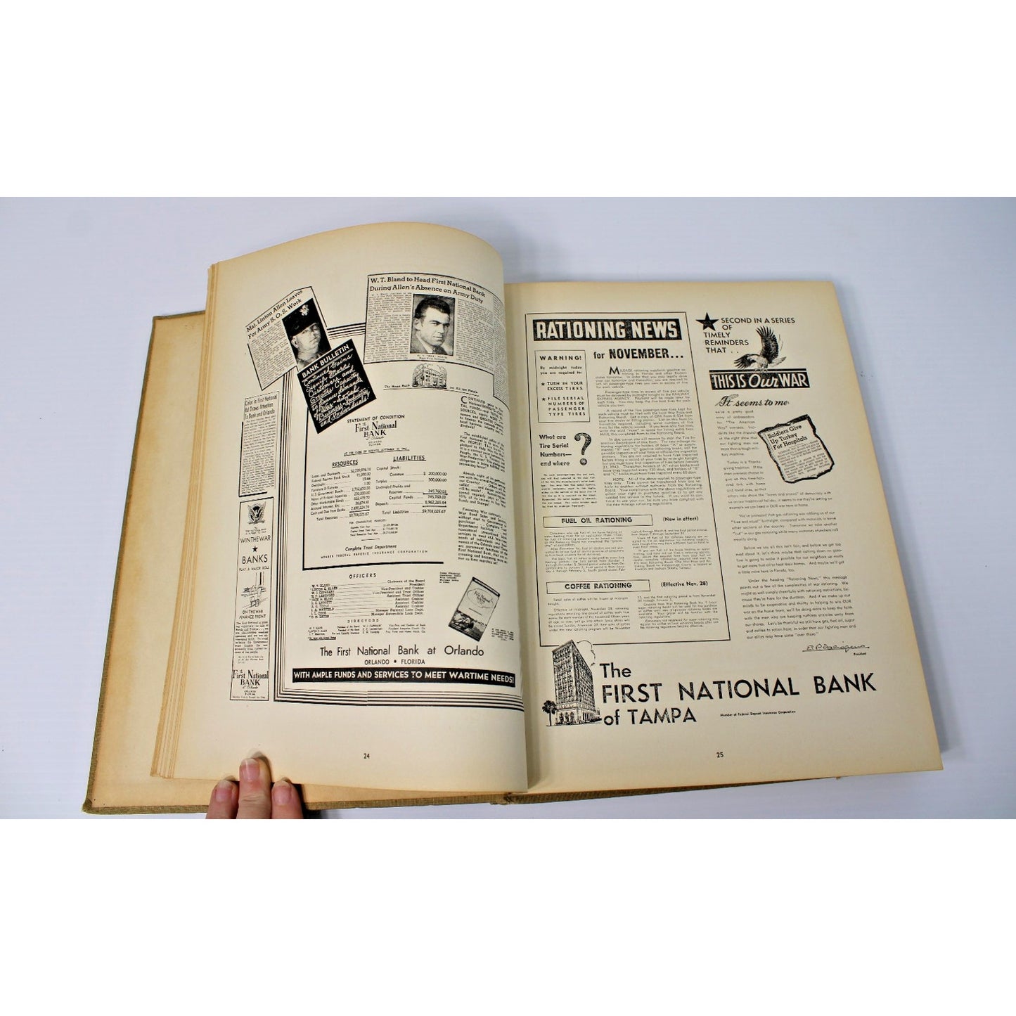 RARE "Exhibit of Financial Advertising," 1942 Vintage Ad Agency Visual Reference