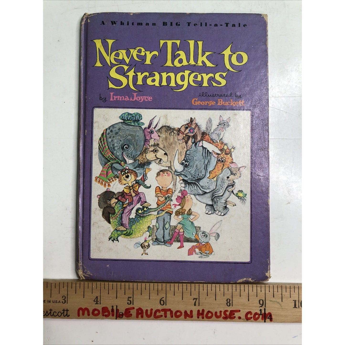 Never Talk to Strangers by Irma Joyce Whitman Big Tell A Tale 1st ED HC 1967