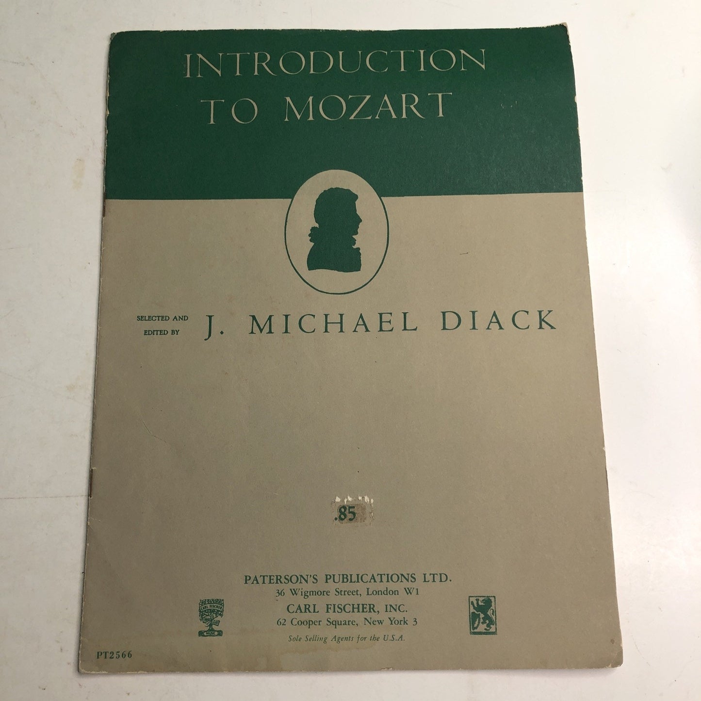 Vintage Introduction To Mozart by J. Michael Diack Biography Pictures Music