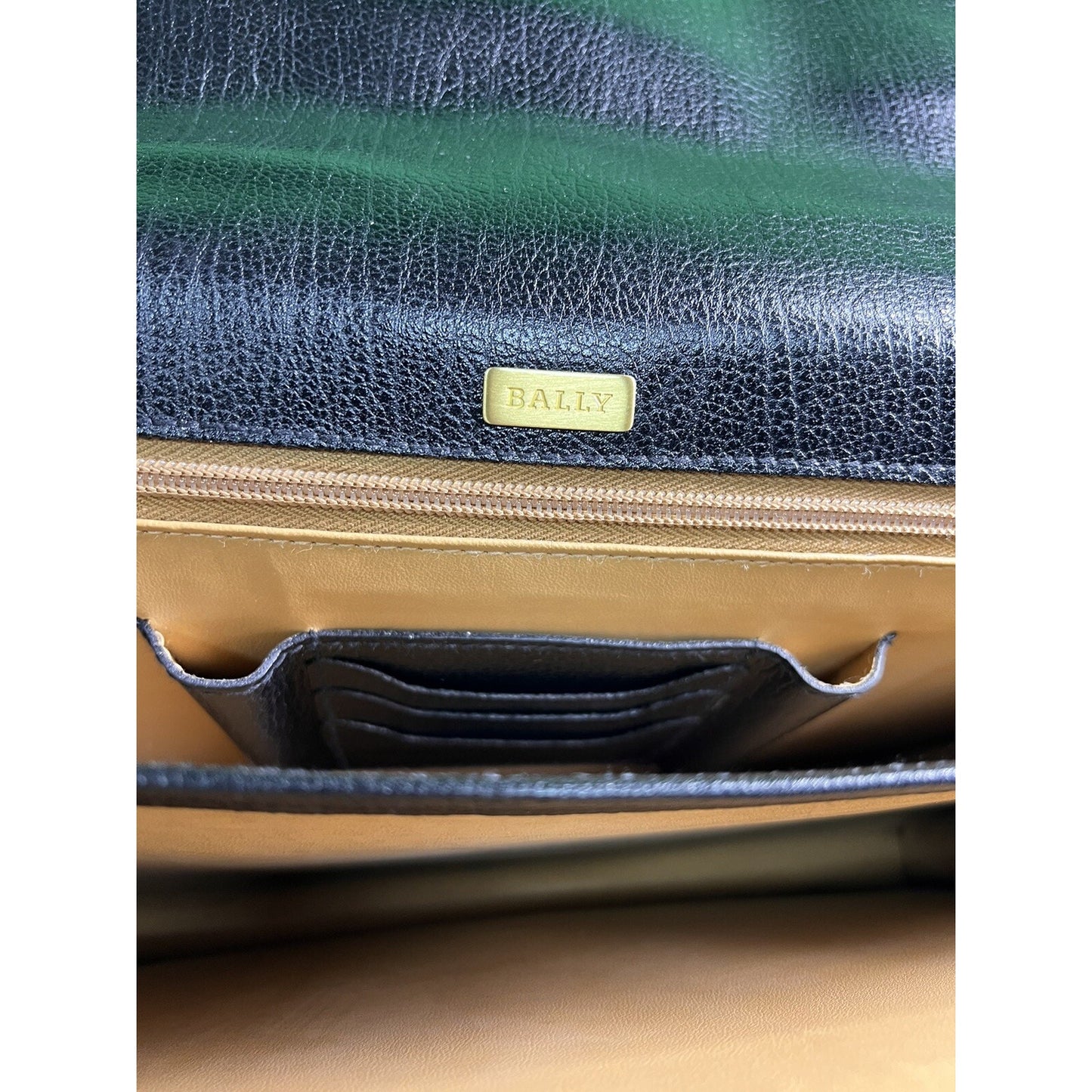Vintage Leather Bally Briefcase Attaché, Mint Condition Combination Lock