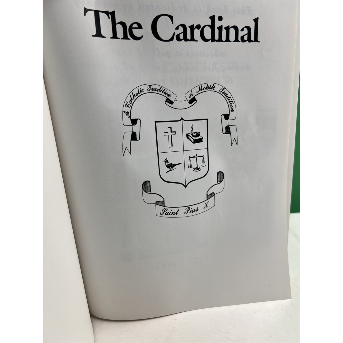 Saint Pius X Catholic School Yearbook 1999 Cardinal Mobile Alabama