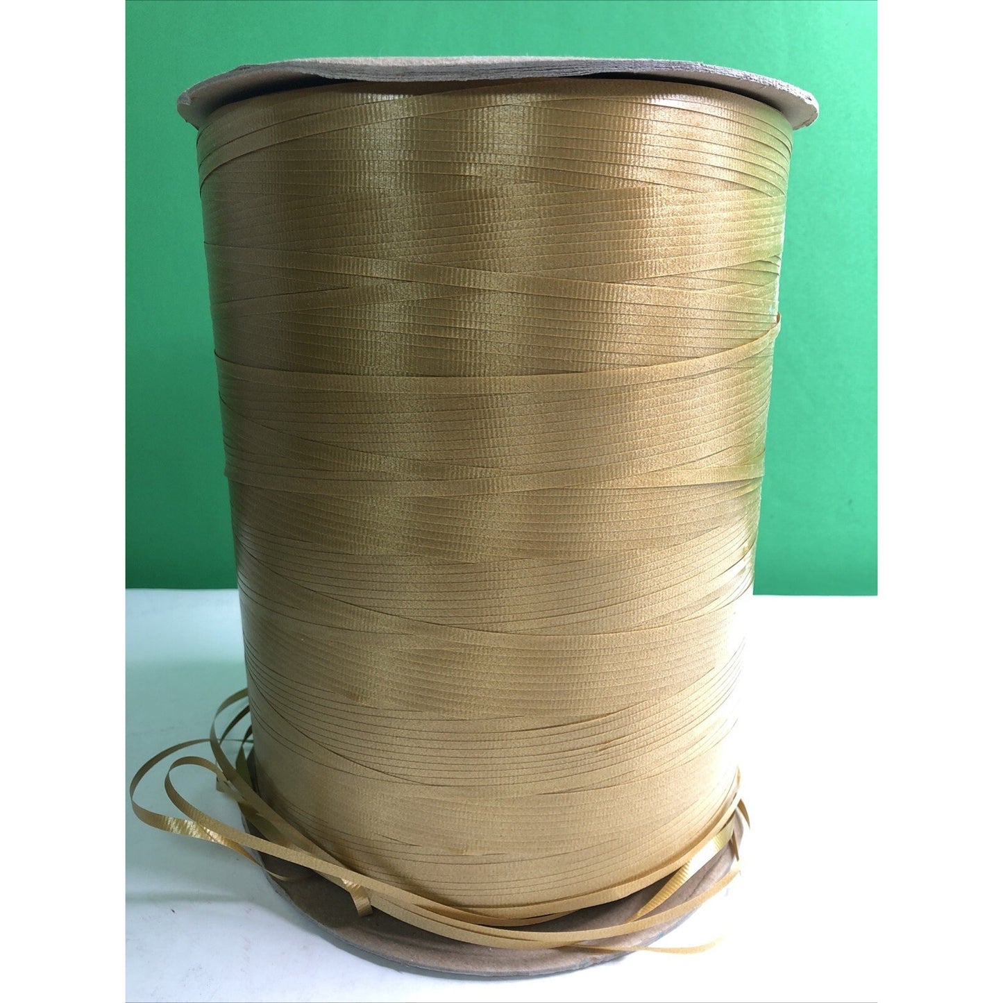Berwick Offray 3/16” x 15,000 Yards Curling Ribbon Holiday Gold Color Gift Party
