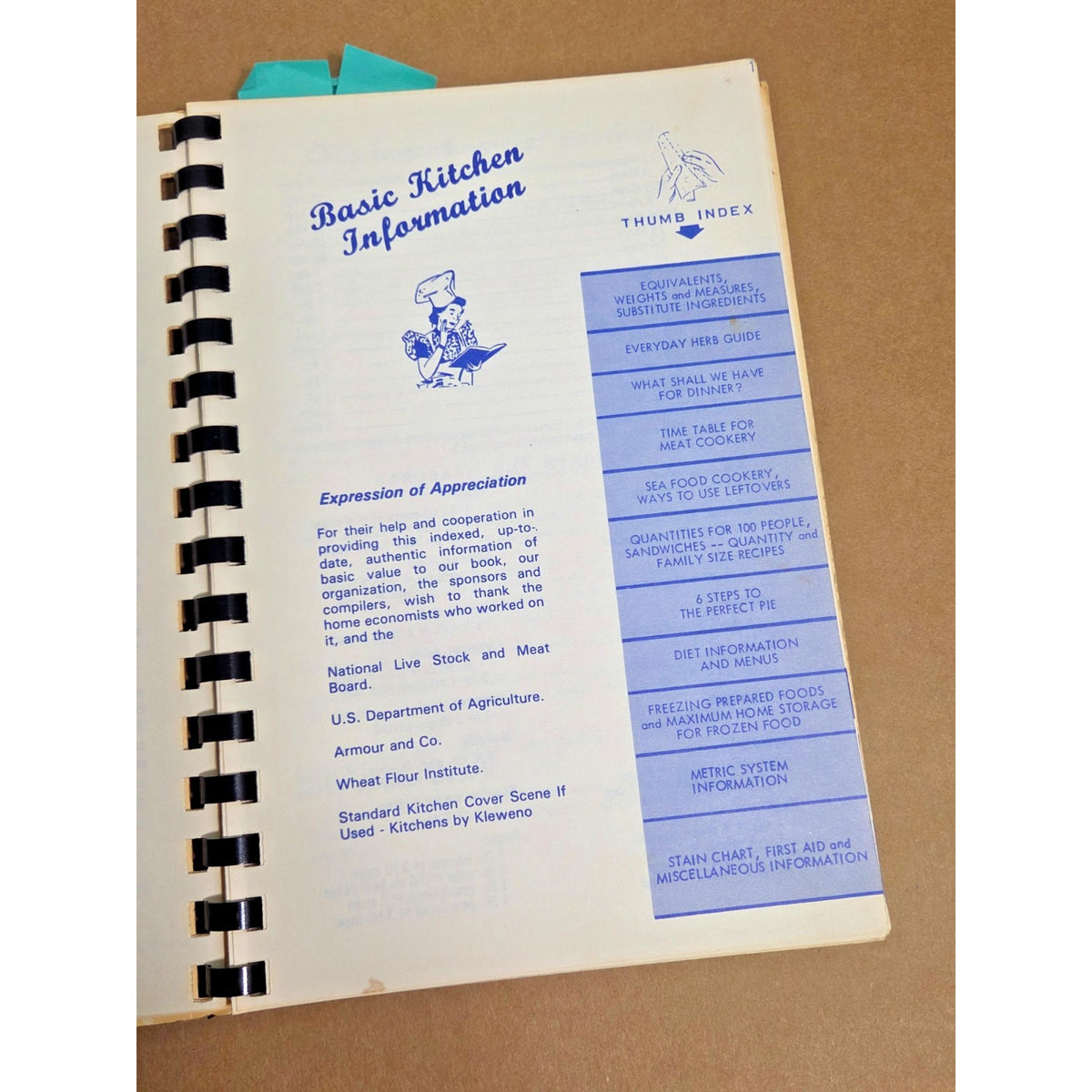 Vintage 1982 Euless Texas Community Cookbook - Local Senior Citizen Recipes