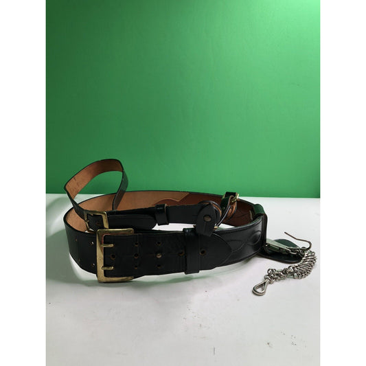 Vintage SPARTAN BRAND Armed Forces Equipment H. S. Meyer W. Germany BELT Leather