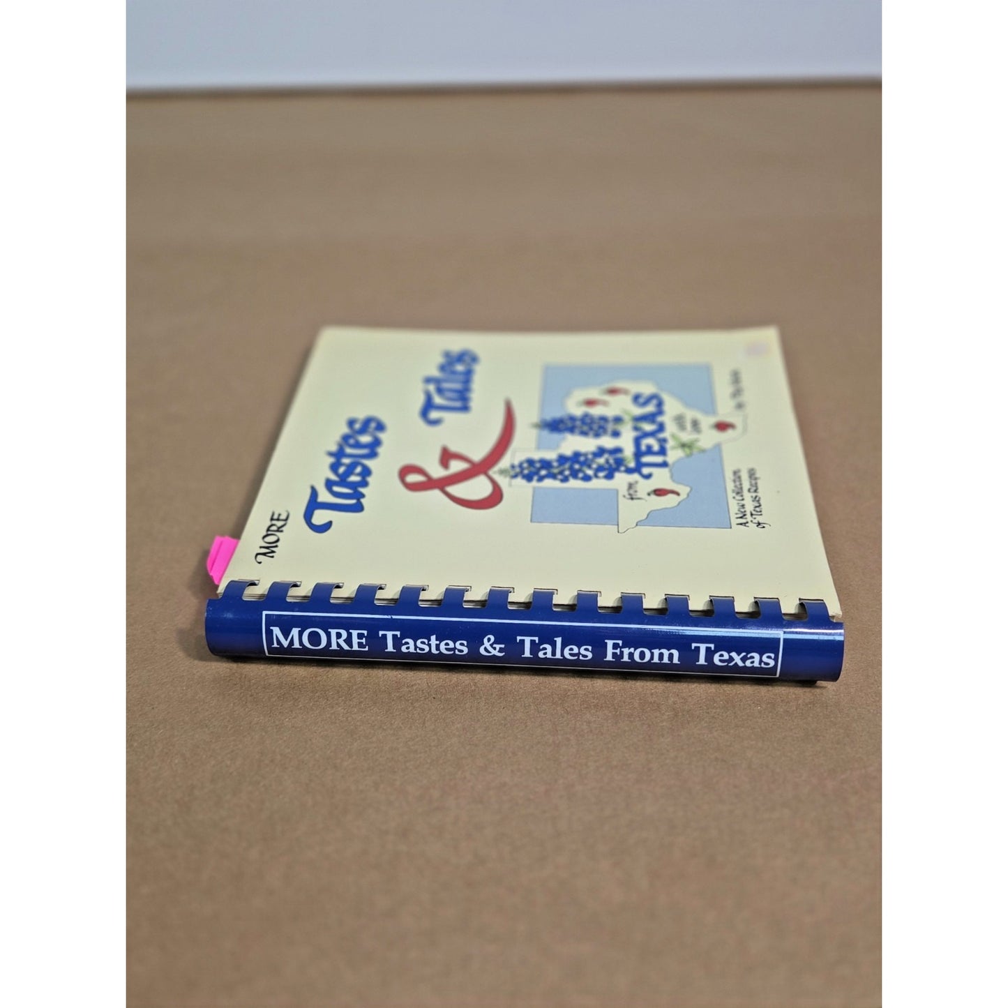 Vintage TX 1987 More Tastes & Tales from Texas With Love Cookbook by Peg Hein