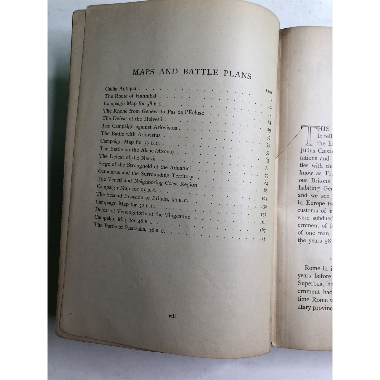 Caesar In Gaul D'Ooge And Eastman 1918 Hardcover Illustrated
