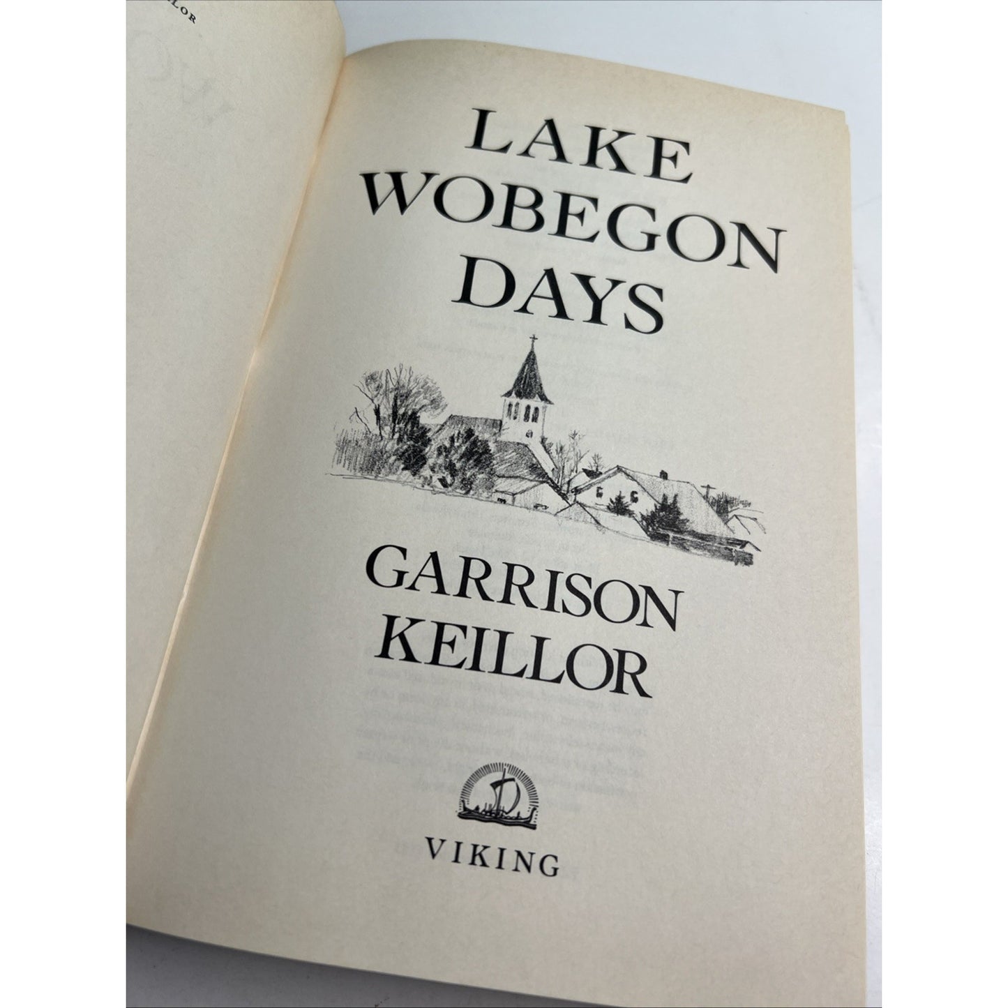 Lake Wobegon Days by Garrison Keillor (1985, Viking) HC DJ Fifth Printing