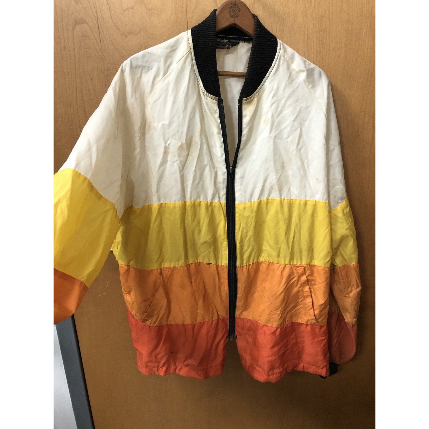Vintage SWINGSTER NYLON JACKET XLarge Y2K Zipper J4837 Imperfect