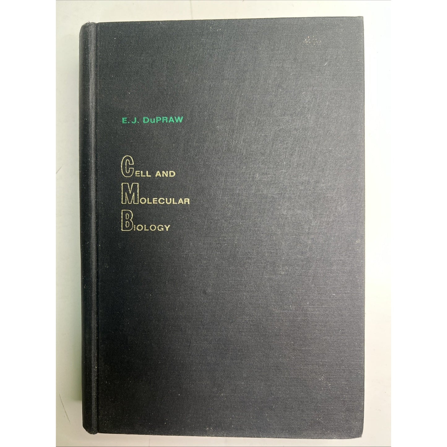 Cell And Molecular Biology By Ernest J. DuPraw 1968 Hardcover