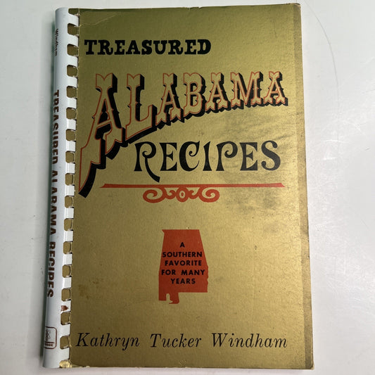 Treasured Alabama Recipes 1967 Cookbook KATHRYN TUCKER WINDHAM 1979 Ninth Print