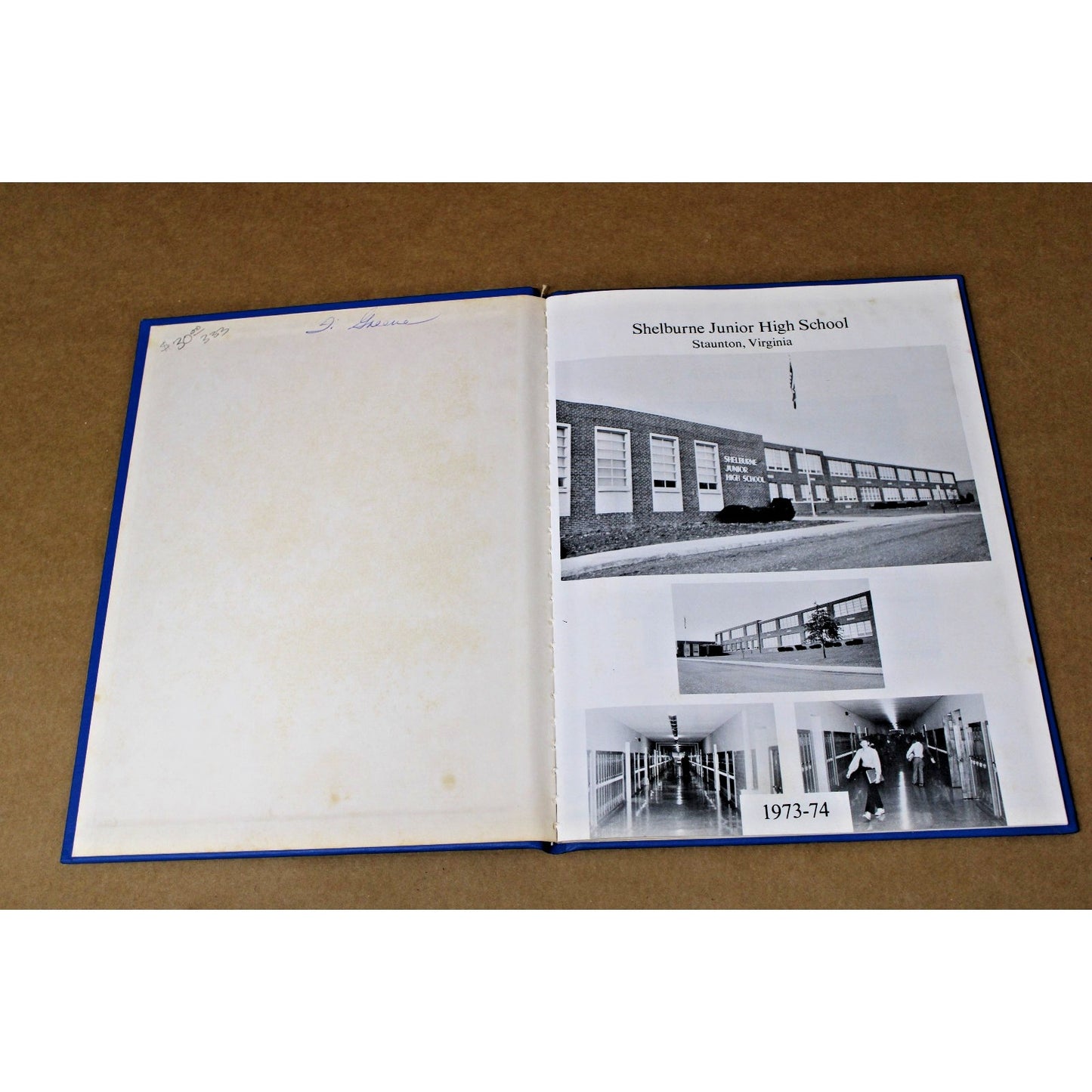 1973-74 Shelburne Junior High School Yearbook, Staunton, Virginia