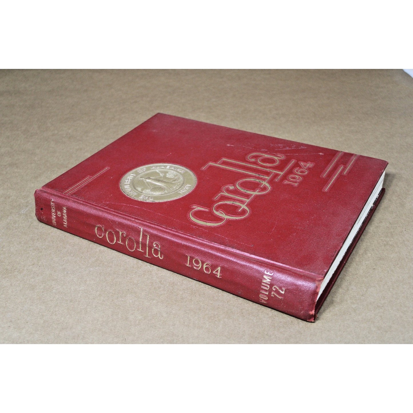 1964 University of Alabama Corolla Yearbook, Bear Bryant, Joe Namath