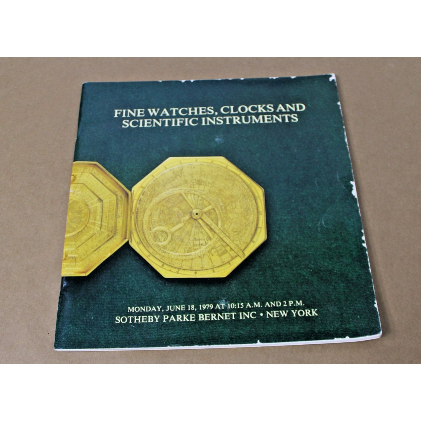 Sotheby Parke Bernet Auctions: FINE WATCHES, CLOCKS, SCIENTIFIC INTRUMENTS 1979