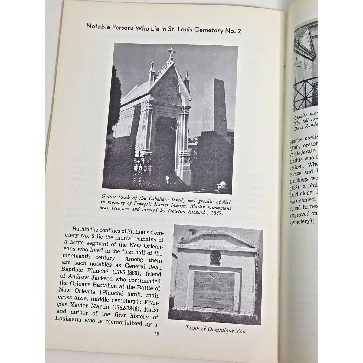 1973 The St. Louis Cemeteries of New Orleans Booklet Huber Wilson 10th Edition