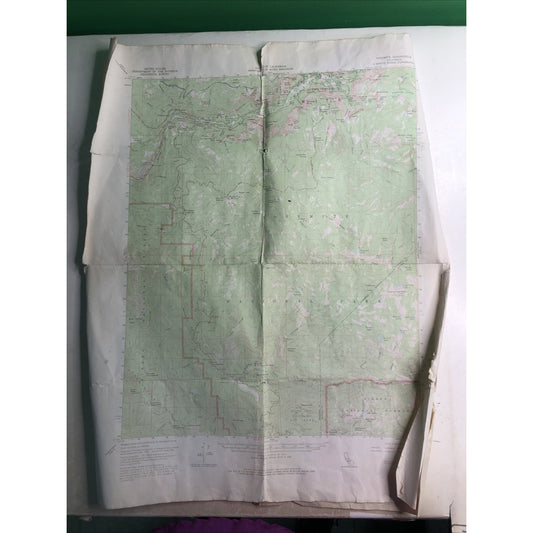 Lot 2 Topographical Maps California Yosemite National Park USGS 1956 - 17”x22”