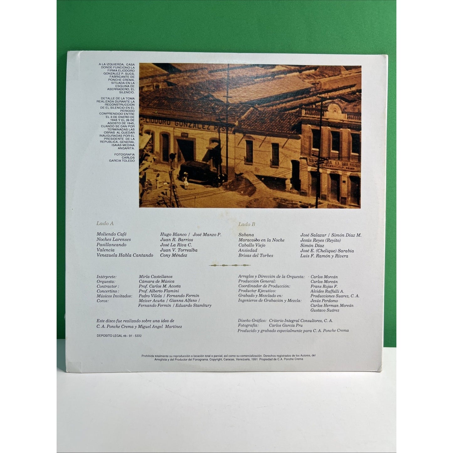 Ponche Crema Venezuelan Music By Mirla Castellanos Special Edition LP Record