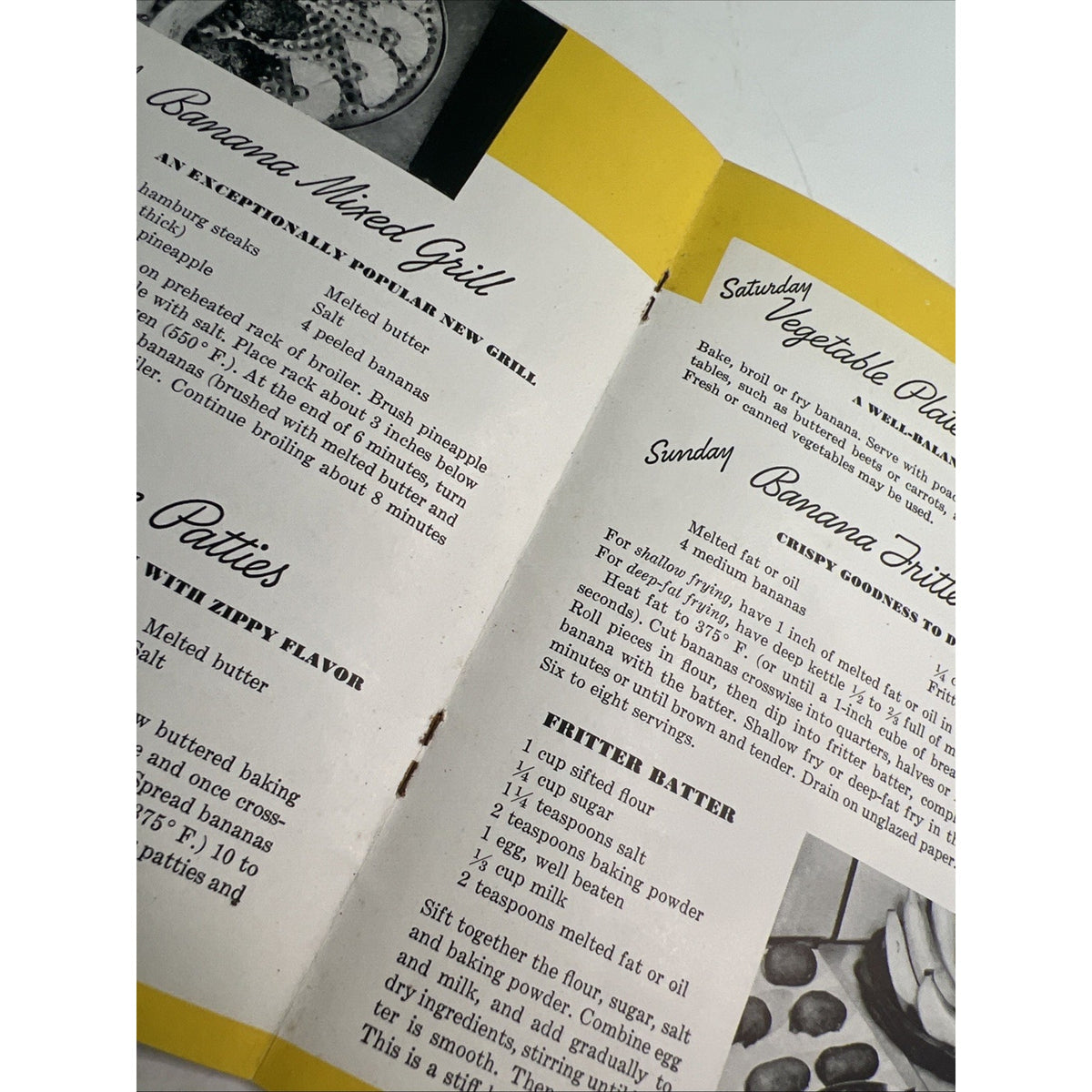 Vintage Mid Century Fruit Dispatch Co BANANAS TAKE A BOW Recipe Guide Booklet