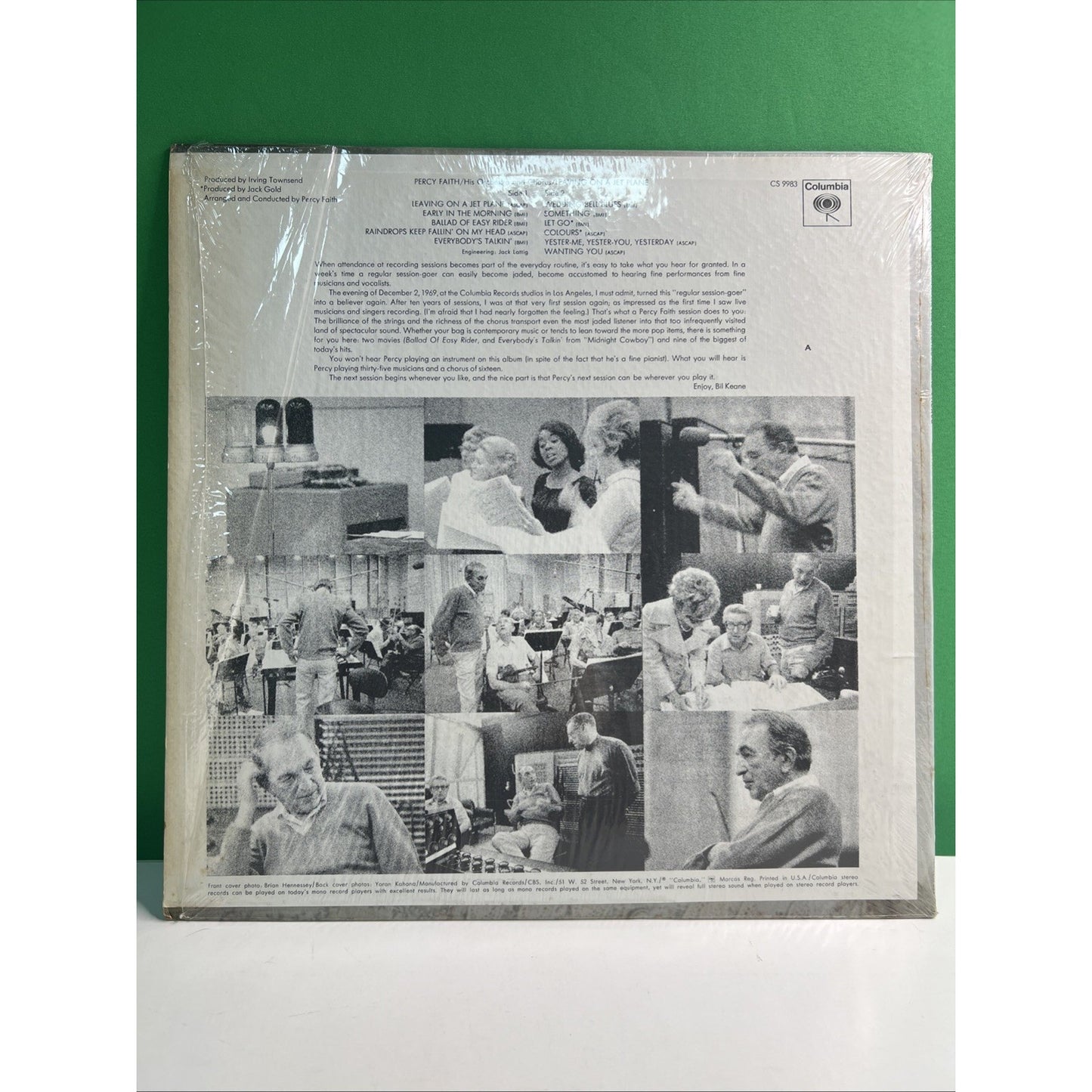 Lot of 2 PERCY FAITH & HIS ORCHESTRA Jet Plane & I Concentrate On You LP Record