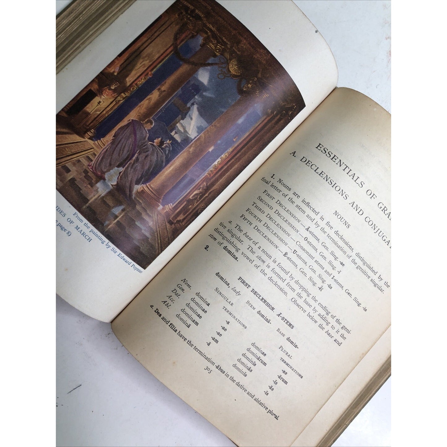 Caesar In Gaul D'Ooge And Eastman 1918 Hardcover Illustrated