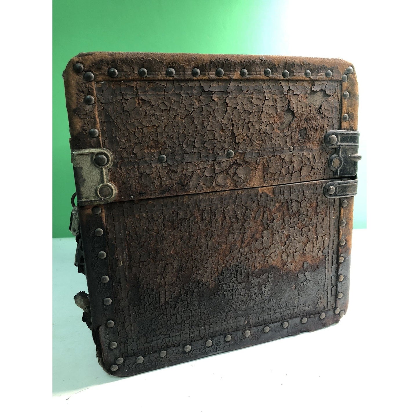 Circa 1800’s Trunk Knights Templar Masons Mobile Alabama ALA AL Percy B. Dixon