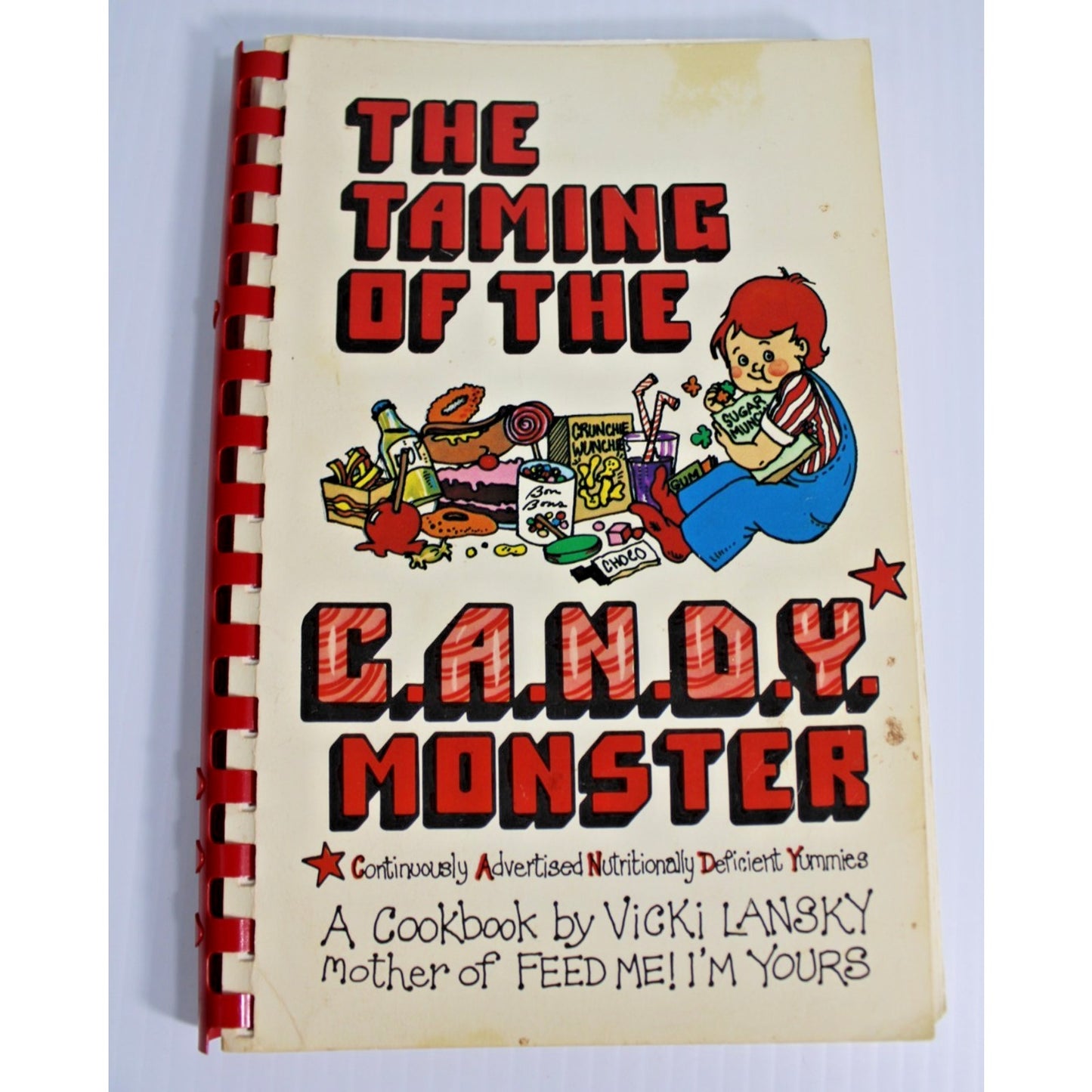 1978 The Taming of the C.A.N.D.Y. Monster Cookbook Vicki Lansky 4th Printing