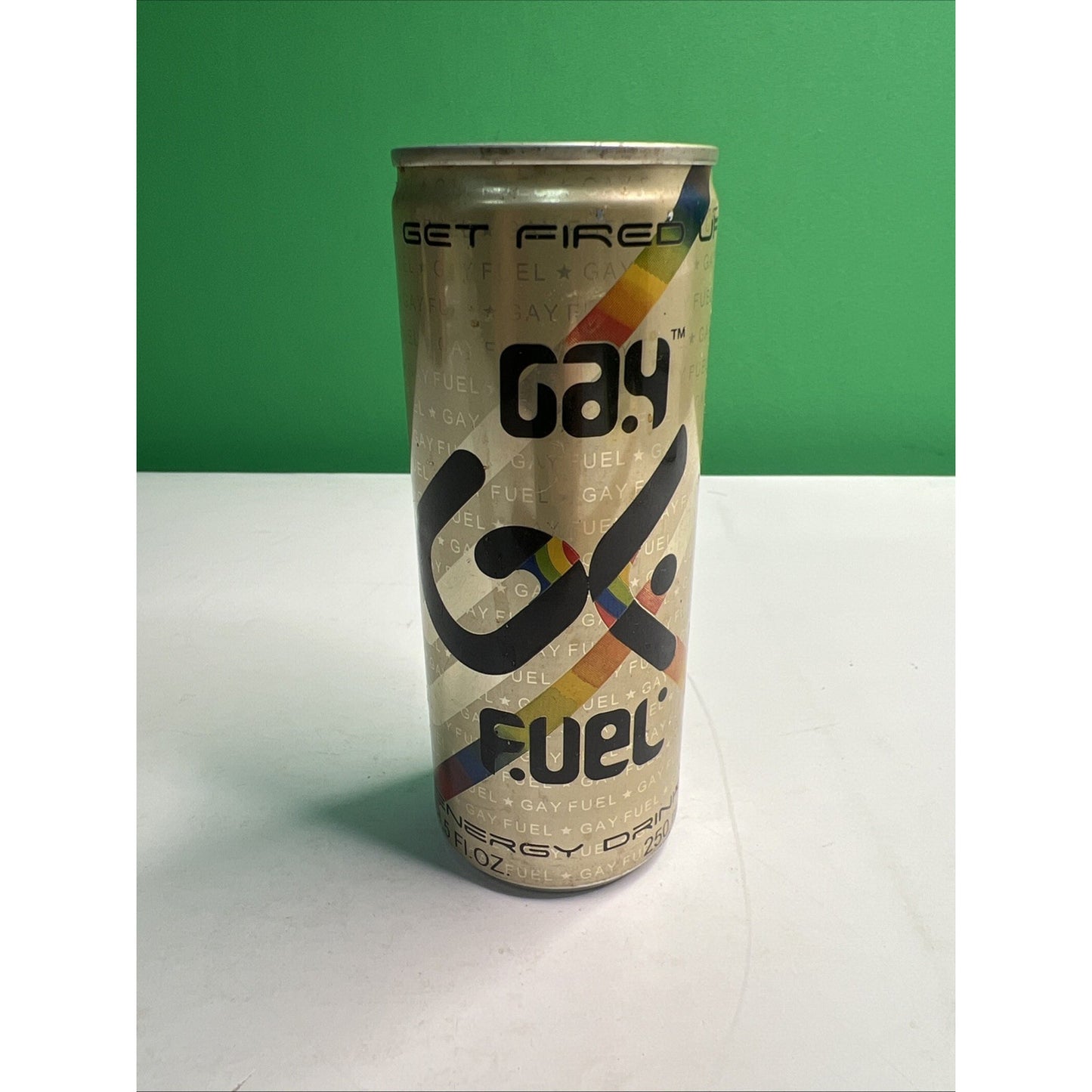 2004 Energy Drink Can Gay Fuel By Specialty Spirits 8.5 Oz Collectible