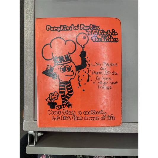 1975 Children's Memorial Hospital Pumpkins n Parties Cookbook Holiday Recipes NE