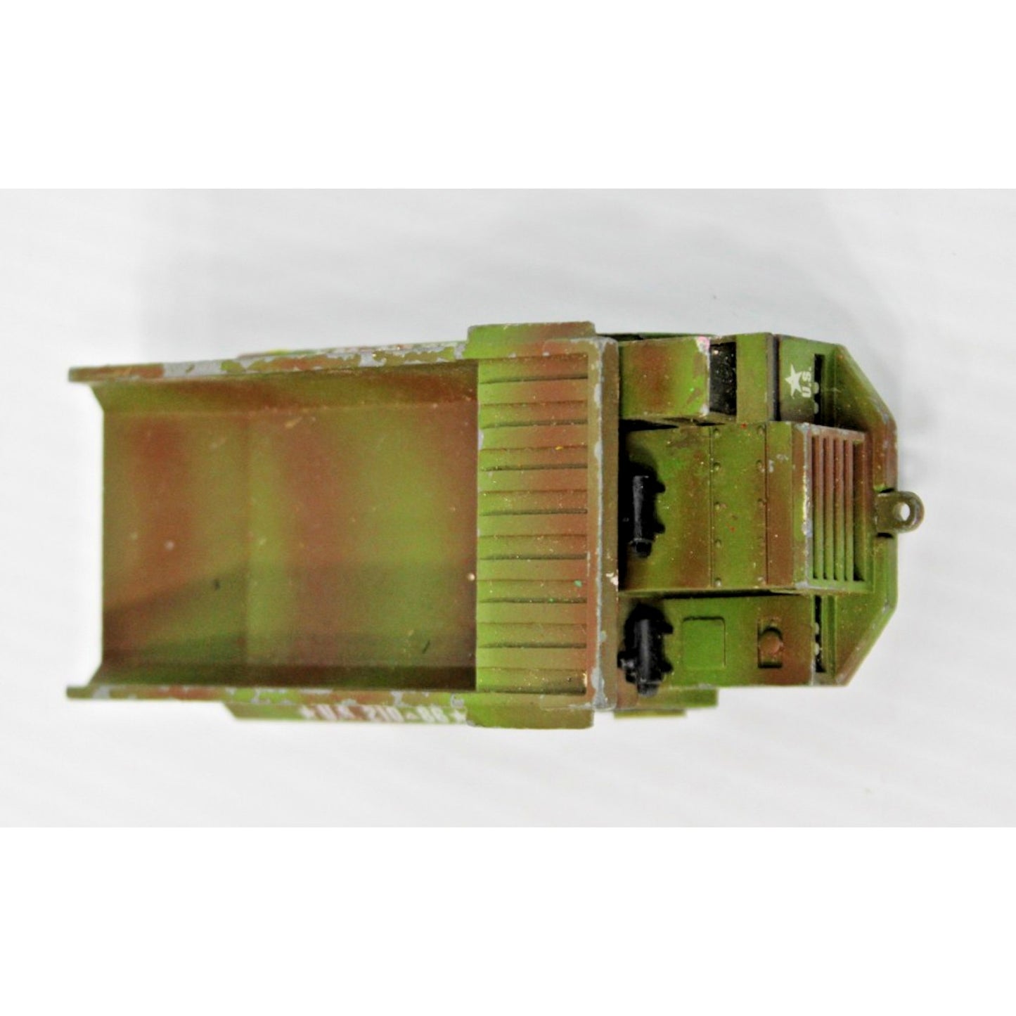 Vintage Rare 4.5” ERTL CO. Metal Military Payhauler Dump Truck Toy US 210-86