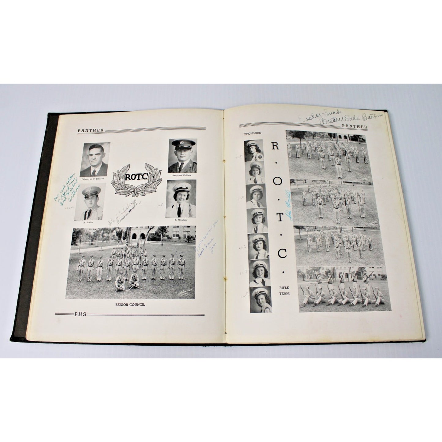Vintage 1940 The Panther Yearbook, H.B. Plant High School, Tampa Florida FL