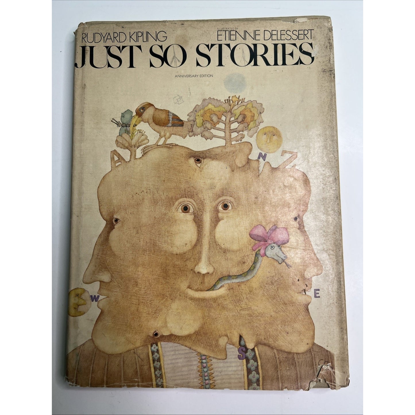 "Just So Stories" by Rudyard Kipling HC DJ 1972 Anniversary Edition Doubleday