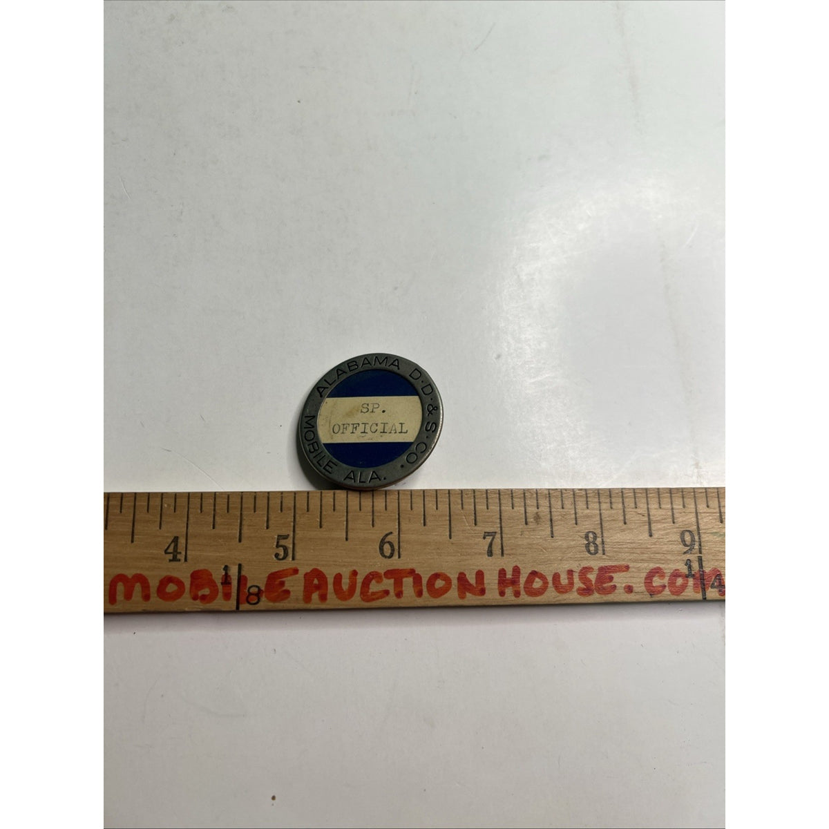 Vintage 1950’s Alabama Dry Dock & Shipbuilding PIN Mobile, AL Union SP. OFFICIAL