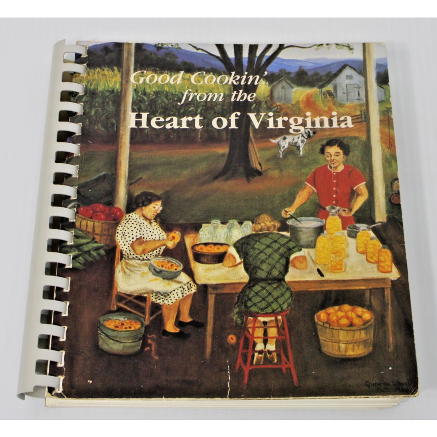 1985 Cookin' From the Heart Of Virginia Junior League Of Lynchburg Cookbook