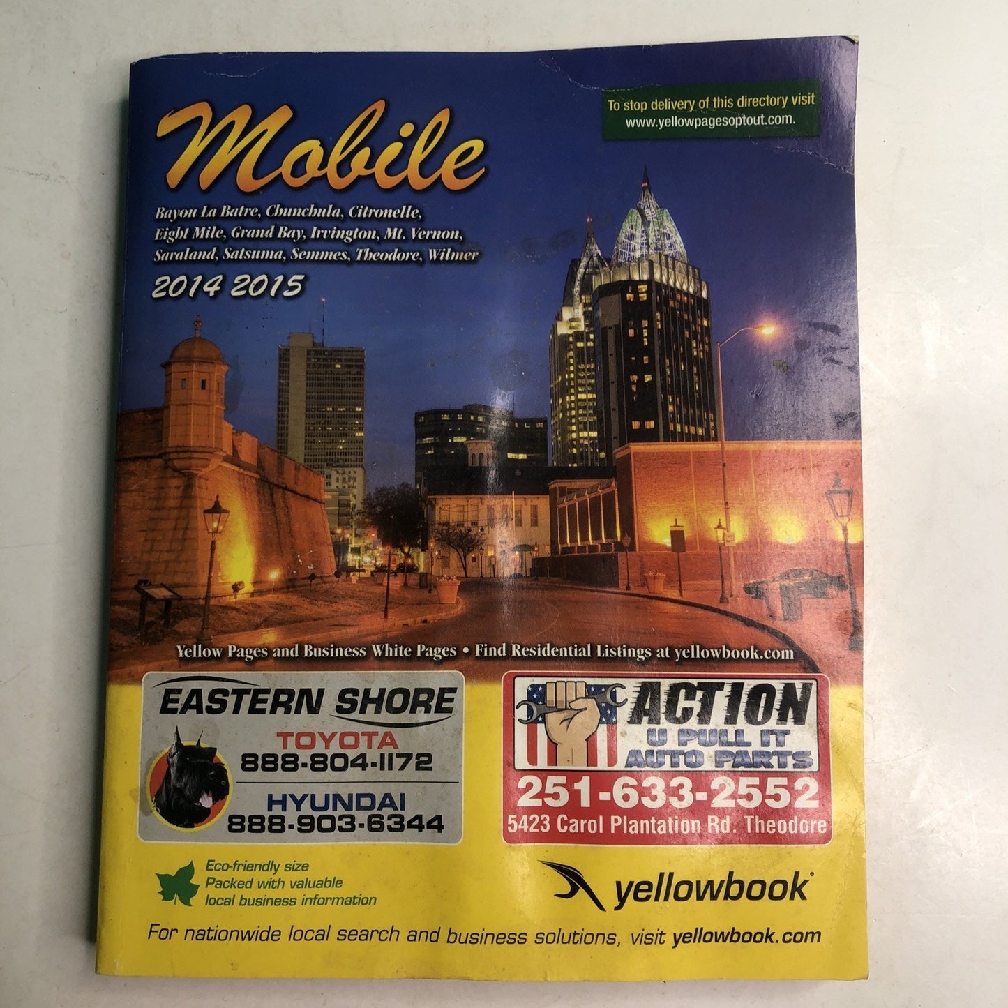 Mobile Alabama AL 2014 2015 Yellowbook Phone Directory RSA Tower Downtown