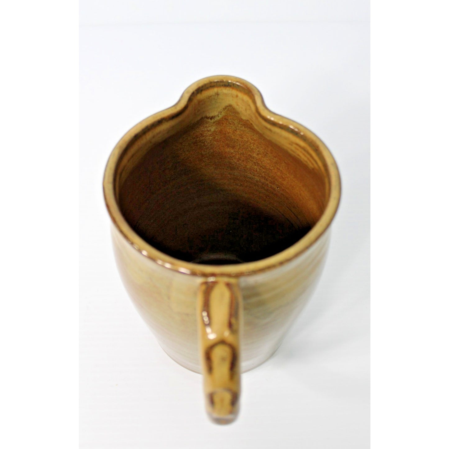 Rare Handmade Studio Pottery Pitcher- Fingerprint Pottery Pontotoc, Mississippi
