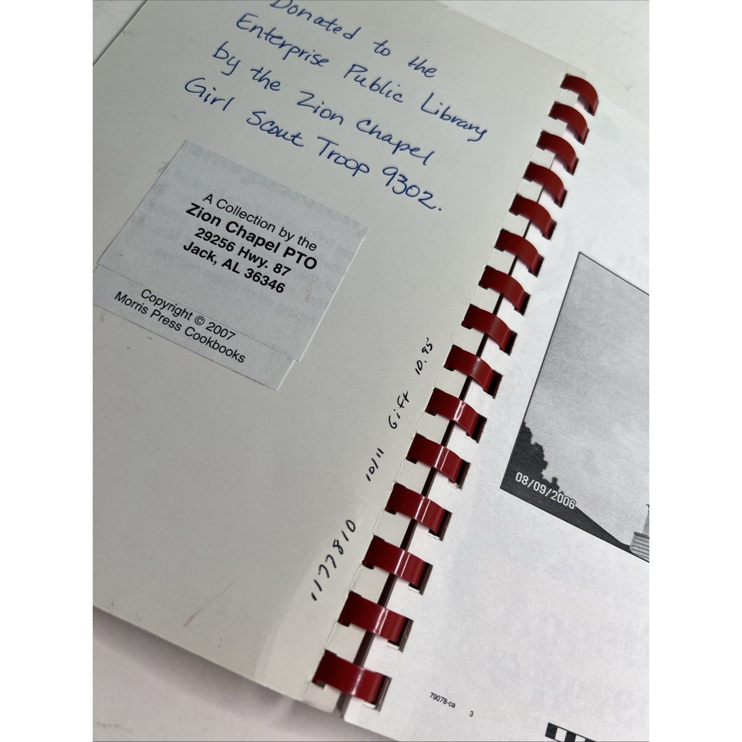 2007 Cookbook Recipes The Rebel Way Zion Chapel PTO Jack Alabama