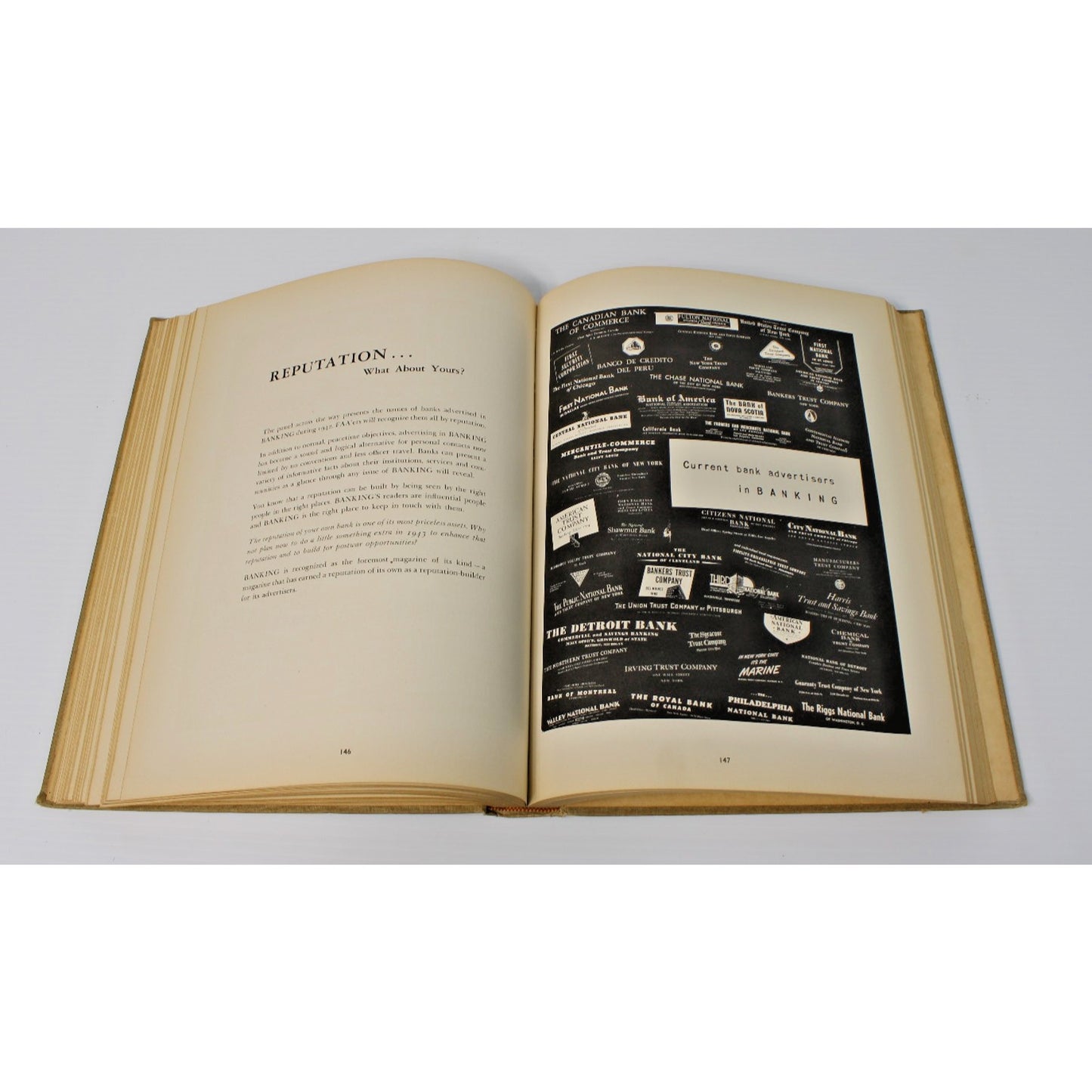 RARE "Exhibit of Financial Advertising," 1942 Vintage Ad Agency Visual Reference
