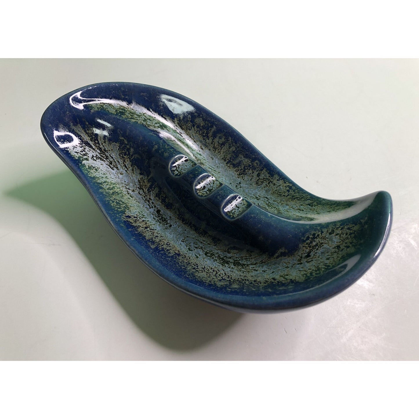 Rare Vintage Pinewood Pottery ASHTRAY By EDITH HARWELL Fairhope AL Alabama Smoke