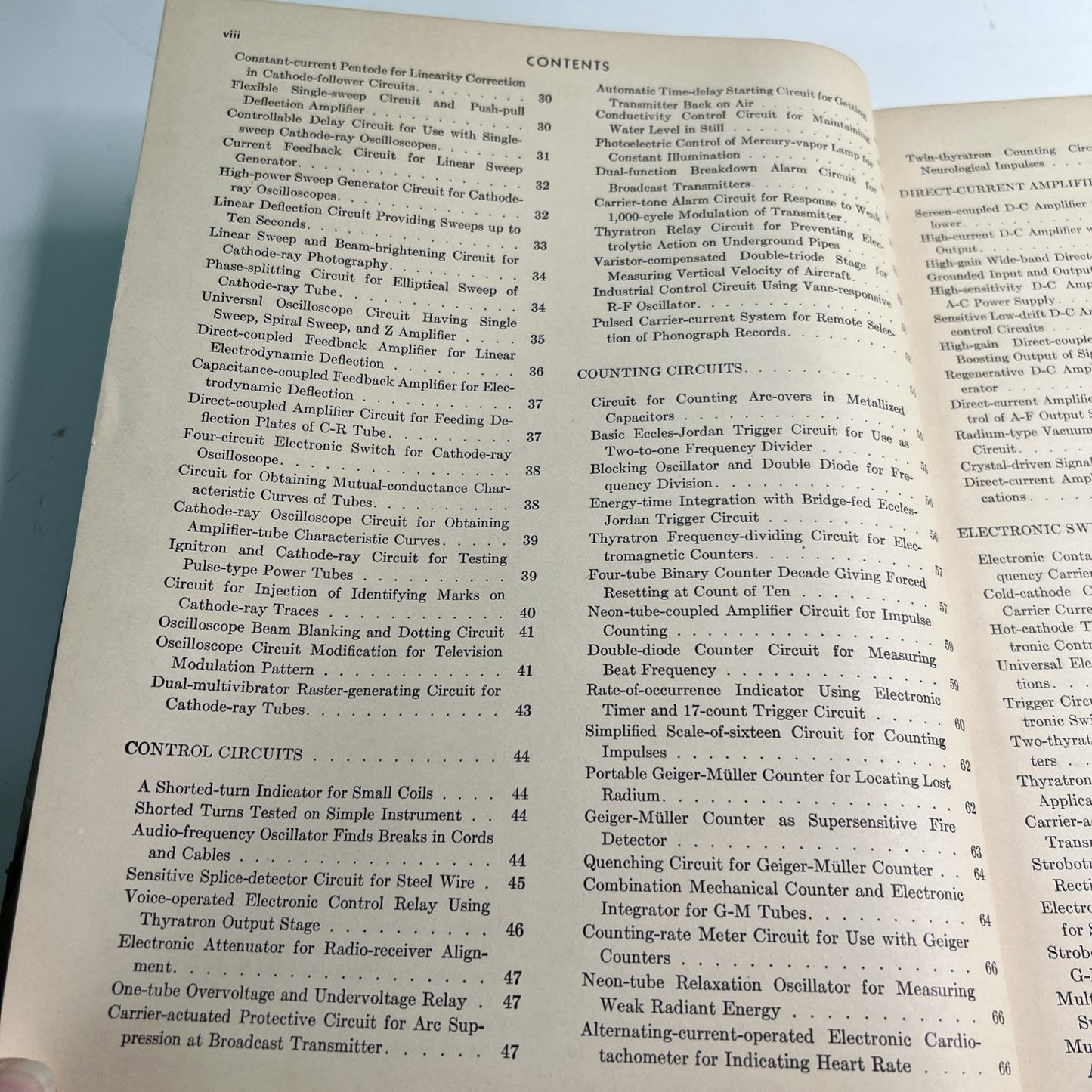 Vintage Handbook of Industrial Electronic Circuits Marcus & Zeluff 1948 1st Ed