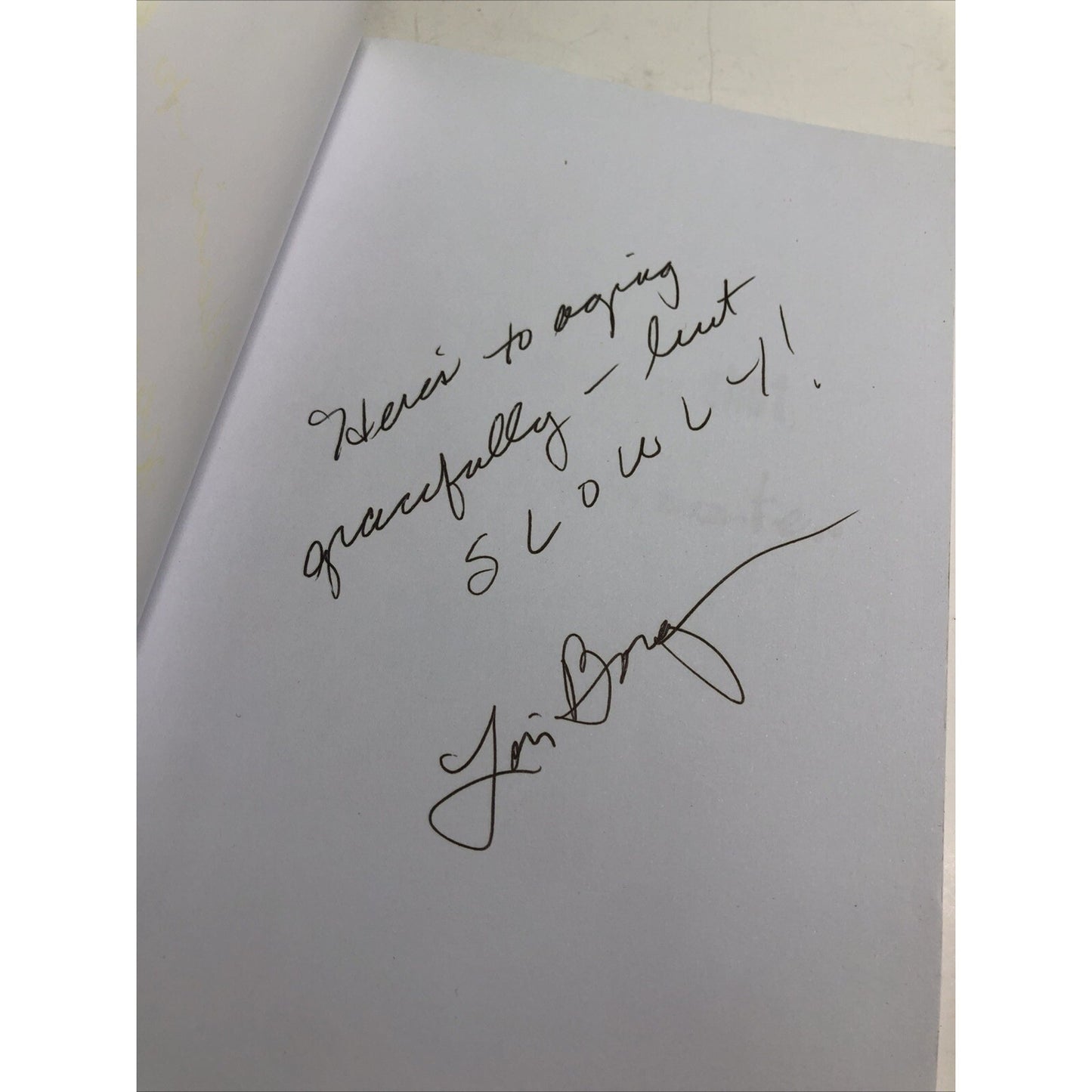 My Memory is Shot; All I Retain Now is Water by Lori Borgman PB Signed By Author