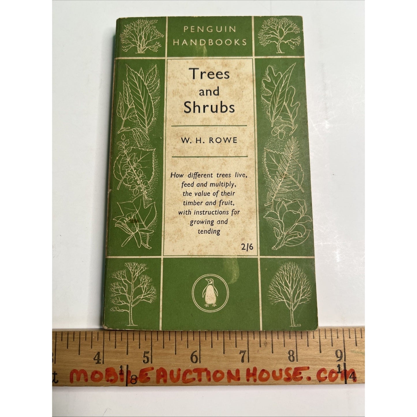 Trees and Shrubs 1951 PB by W. H. Rowe Illustrated