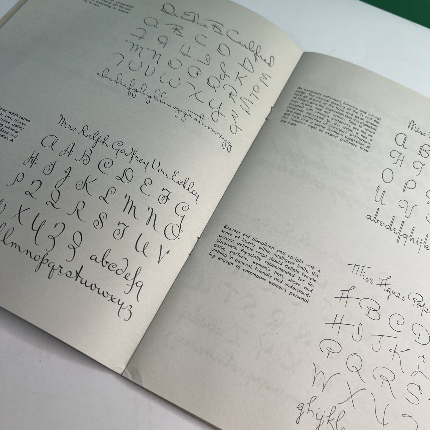 Higgins Ink Co., New York Design Group / Lettering PB Book Second Edition 1949