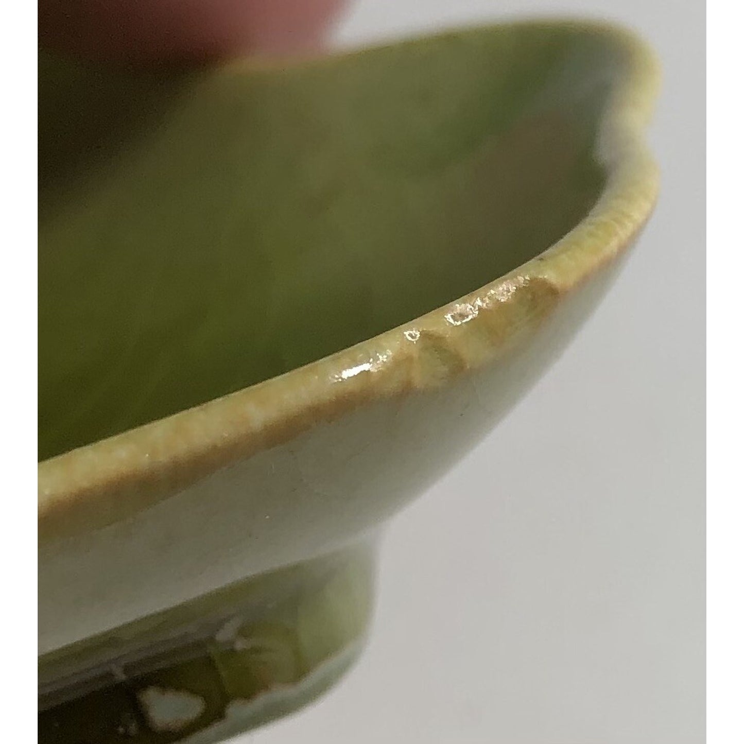 Rare Vintage Pinewood Pottery ASHTRAY TRINKET TRAY By EDITH HARWELL Fairhope AL