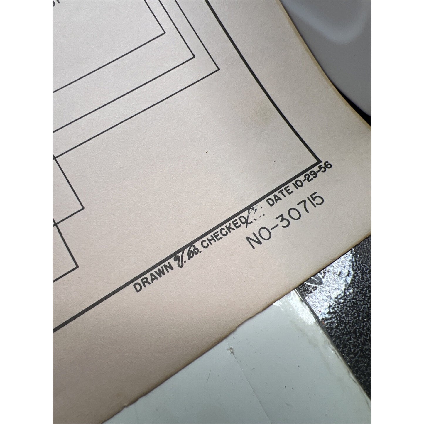 ORIGINAL ROCK-OLA MODEL 1455-S PHONOGRAPH WIRING DIAGRAM No. 30715 Dated 1956