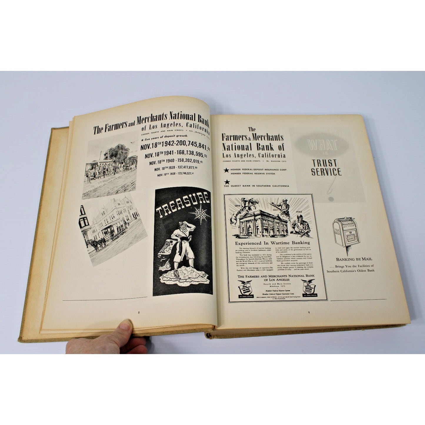 RARE "Exhibit of Financial Advertising," 1942 Vintage Ad Agency Visual Reference